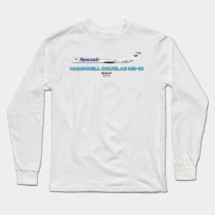 McDonnell Douglas MD-83 - Spanair Long Sleeve T-Shirt